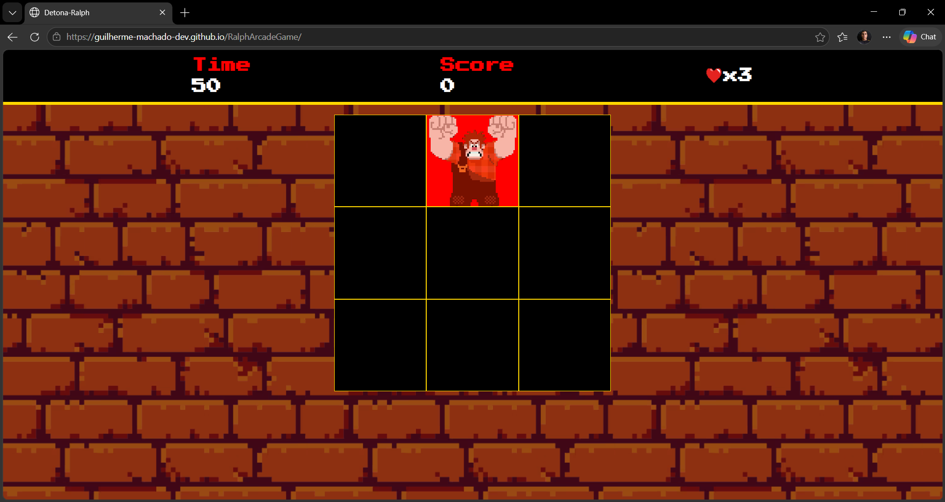 Screenshot do Ralph Arcade Game